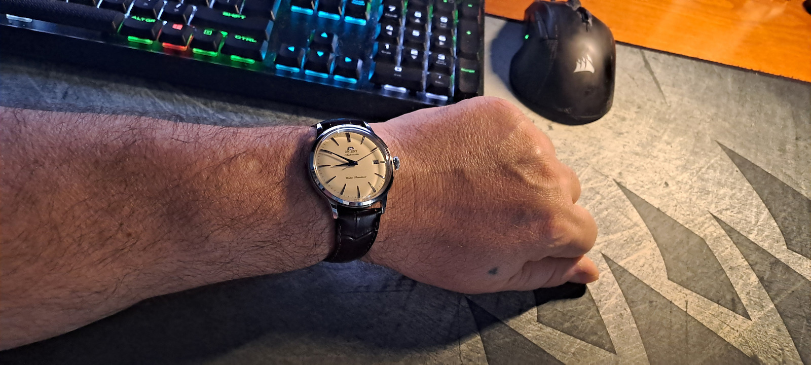 Orient Classic Bambino Men's Watch 40.5mm Automatic with Brown Leather Strap