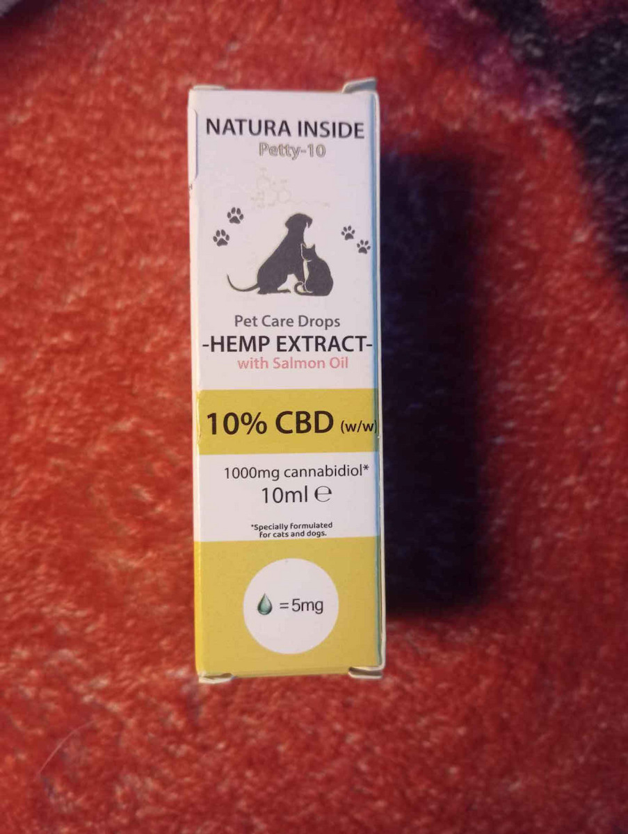 Natura Inside-Ulei CBD pentru Animale Ulei de Somon 10% CBD Petty 10ml
