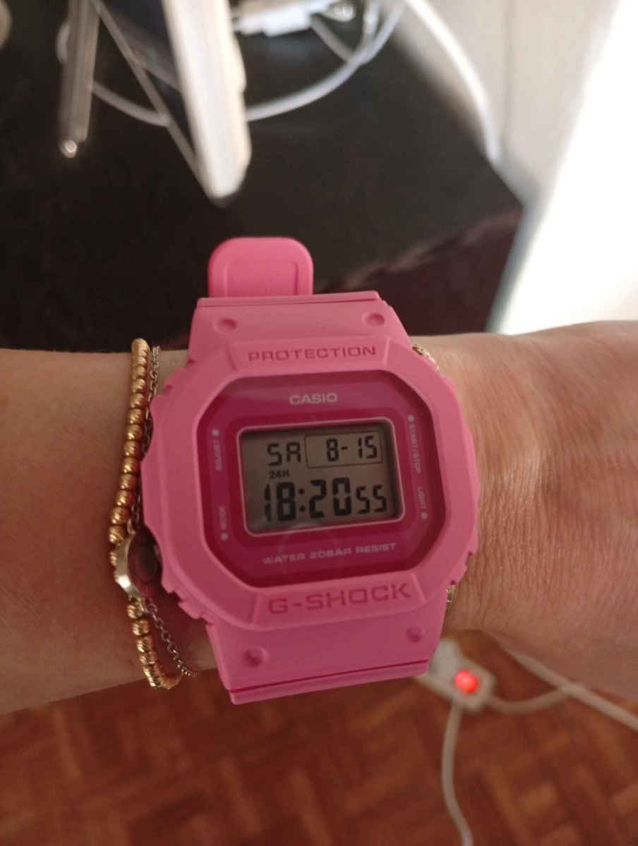 Casio G-shock Digital Women's Watch with Pink Rubber Strap