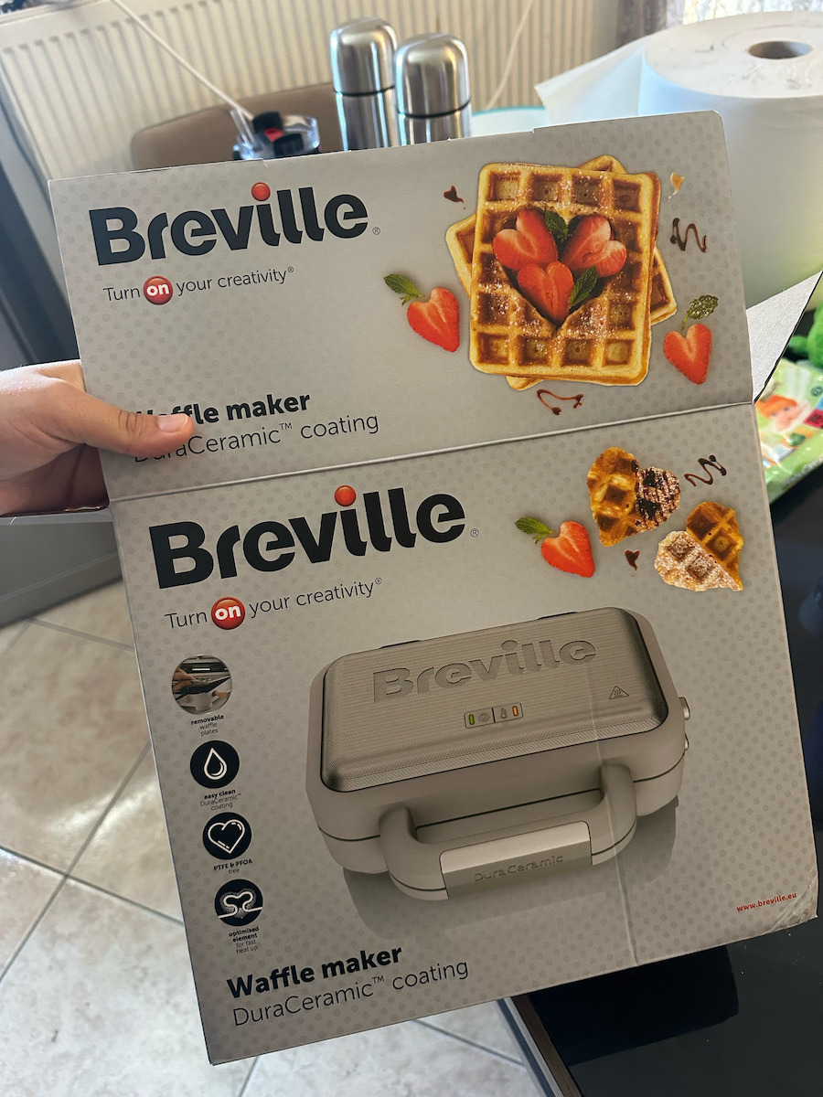 Breville Waffeleisen Für Quadratische Waffeln 2 Leistung 850W
