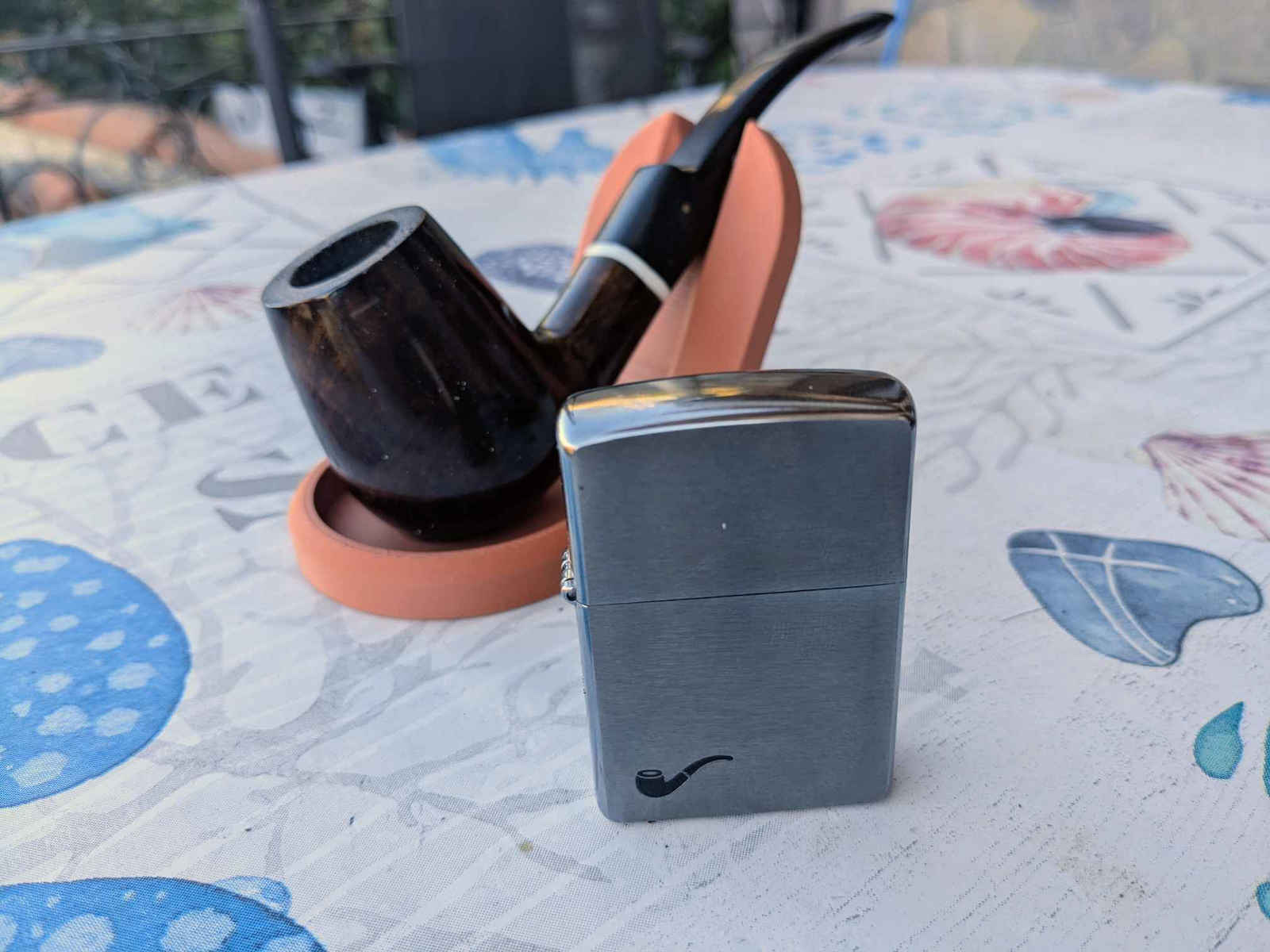 Zippo Αναπτήρας Flamme Winddicht Pipe Brushed