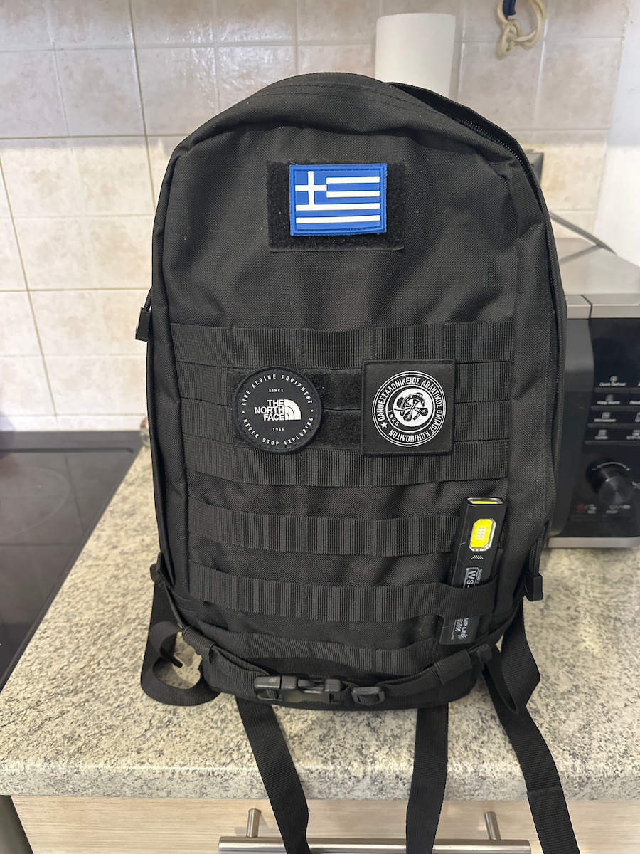 Brandit US Cooper Daypack Στρατιωτικό Σακίδιο Πλάτης από Πολυεστέρα Μαύρο 11lt