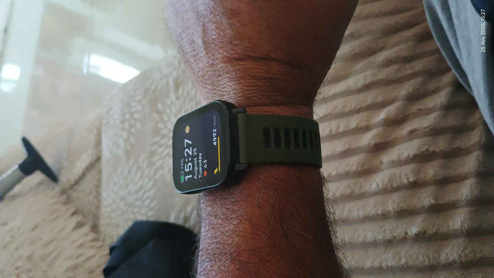 Dual Color Silicone Strap for Xiaomi Redmi Watch 5 Active Xiaomi Redmi Watch 5 Lite 48mm Army Green Black
