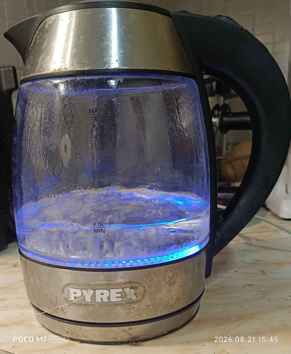 Pyrex SB-450 Luxx Fierbător 1.8lt 2200W Argintiu
