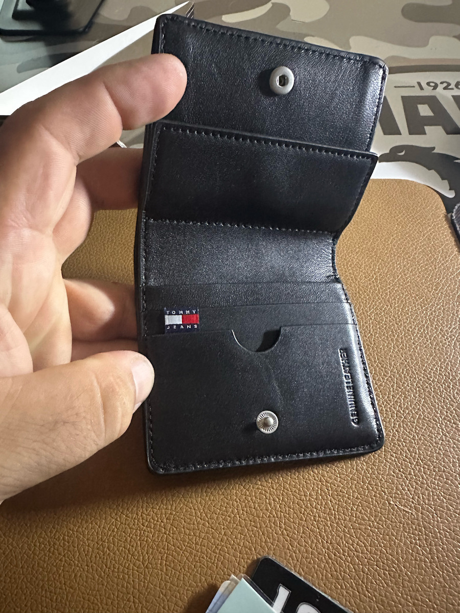 Leather Men's Wallet with RFID Black