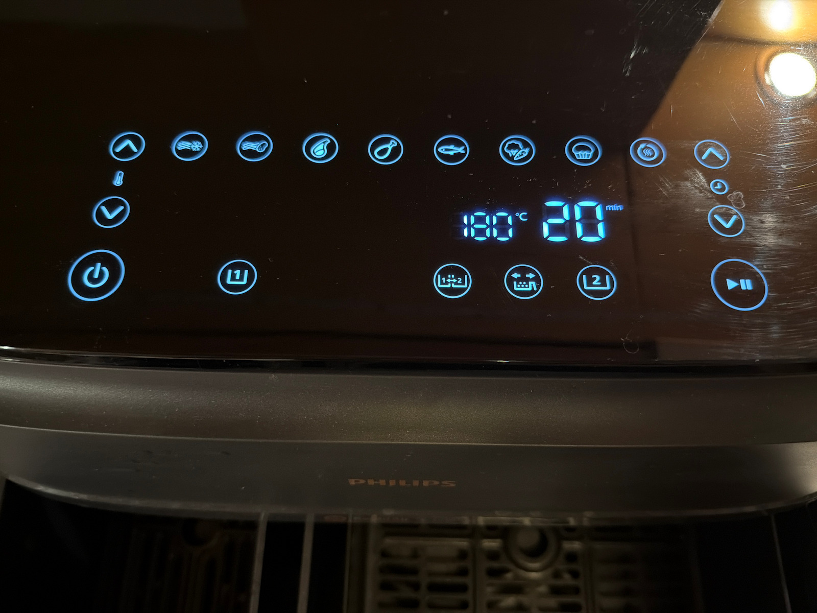 Philips Friteuză cu Aer 3000 Series cu Două Coșuri Detașabile 9l Neagră