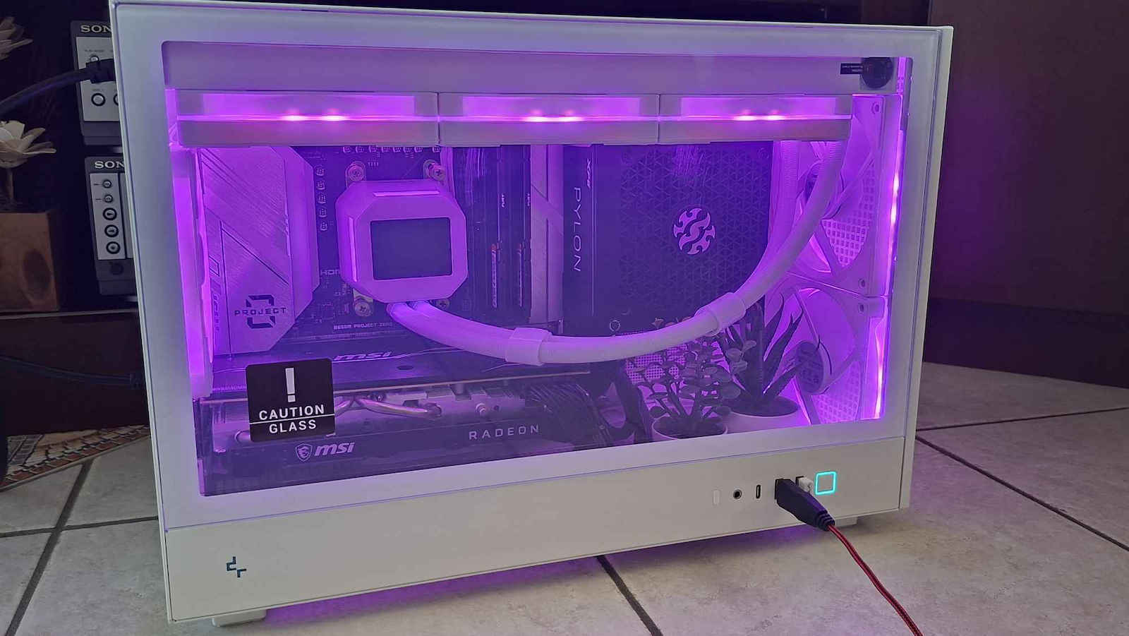 Deepcool CH260 Gaming Micro Tower Κουτί Υπολογιστή με Πλαϊνό Παράθυρο Μαύρο