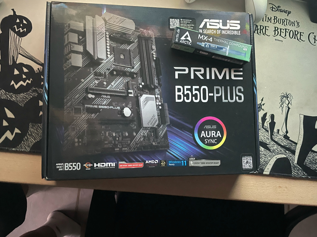 Asus Prime B550-Plus Mutterplatine ATX mit AMD AM4 Steckdose 90MB14U0-M0EAY0