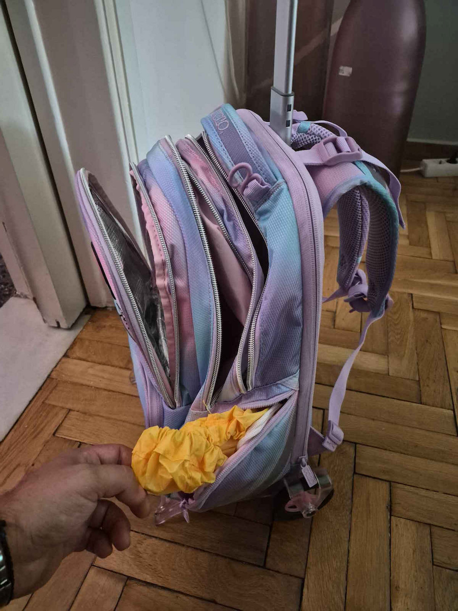 Polo Freely Ученическа раница тип куфар за основно Розова 25 л 31 x 18 x 44 см 2026