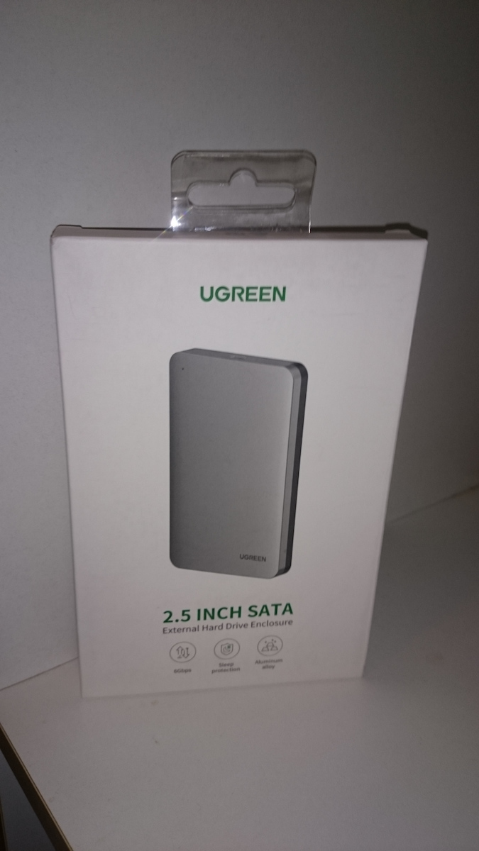 Ugreen Cm300 Case for Hard Drive 2.5" SATA III with Connection Type-C Gray