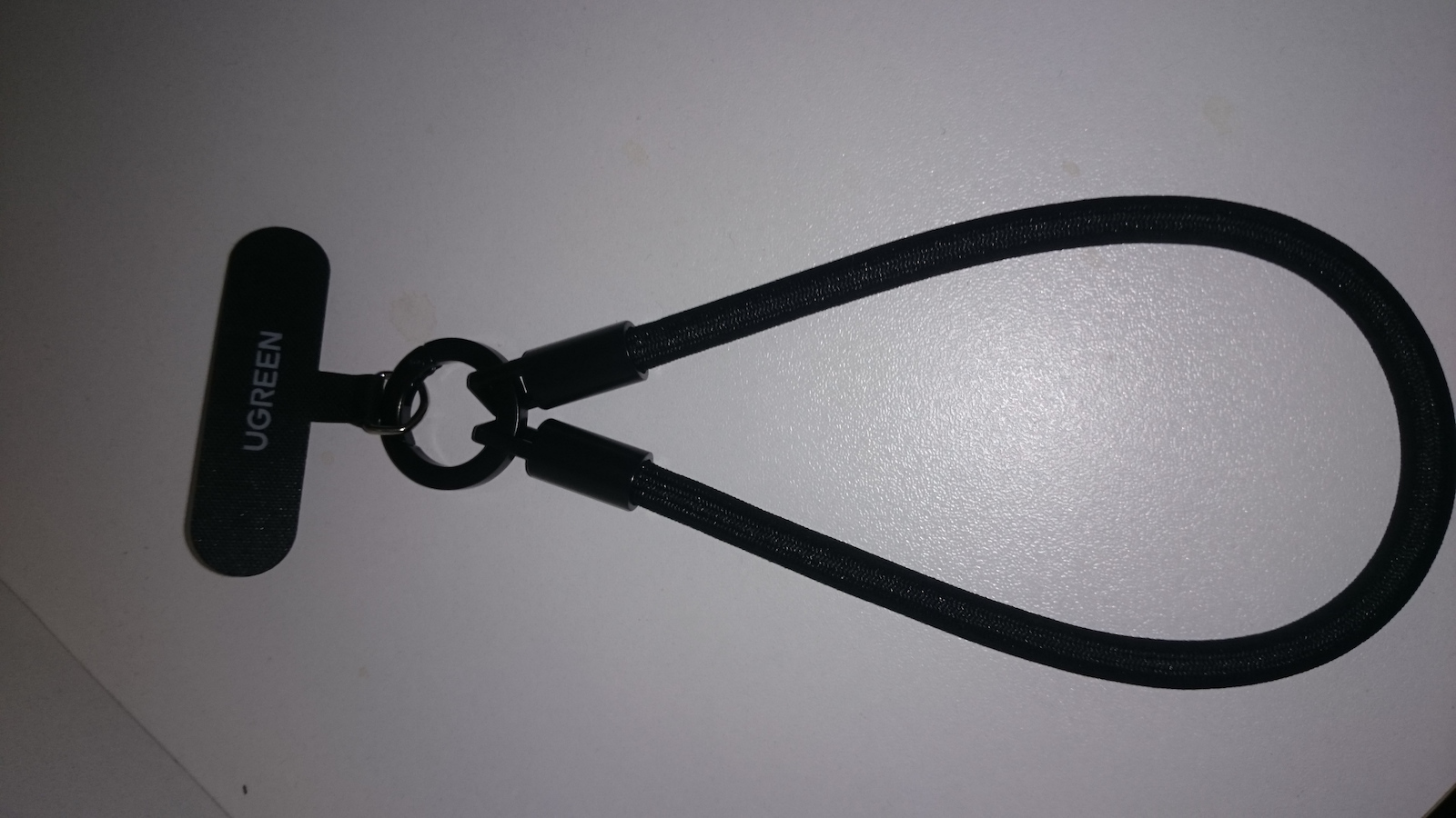 Ugreen Каишка За Китката Lanyard 16cm Черен Nylon Корд 7.5mm Мобилен Ключове