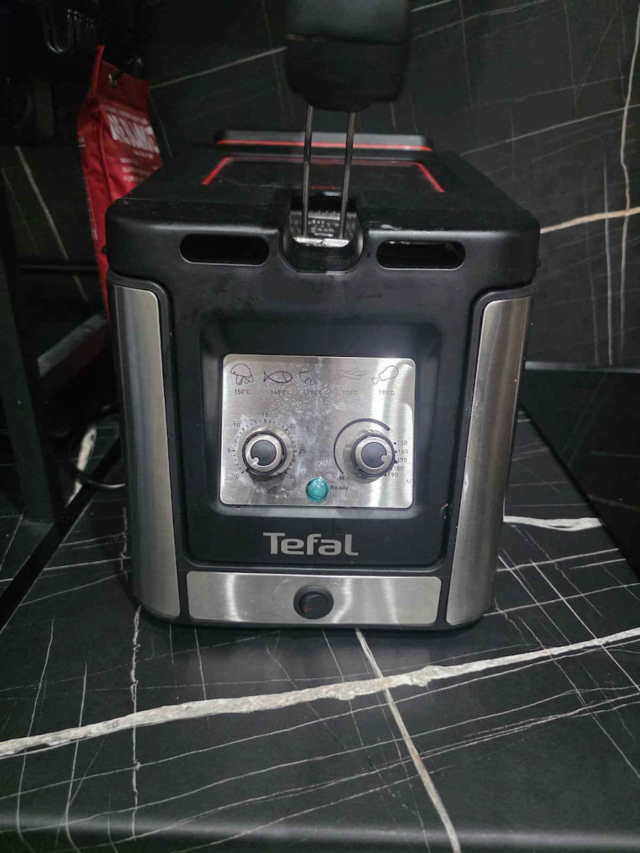 Tefal Clear Duo Φριτέζα 3.5lt Ασημί