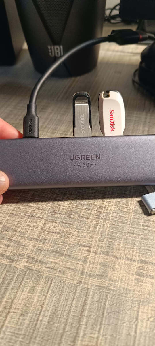 Ugreen CM511 USB-C Docking Station με HDMI 4K PD Γκρι