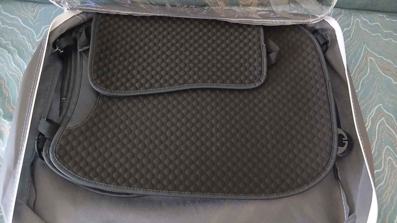 eBest Car Cover Set 2pcs Cotton Black