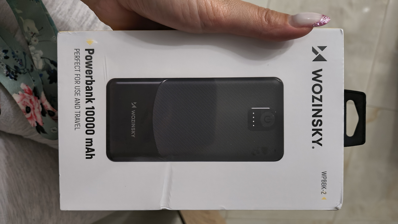 Wozinsky Wpower 10000 mAh с 2 USB-A Порта и USB-C Порт, Бързо Зареждане, Черен