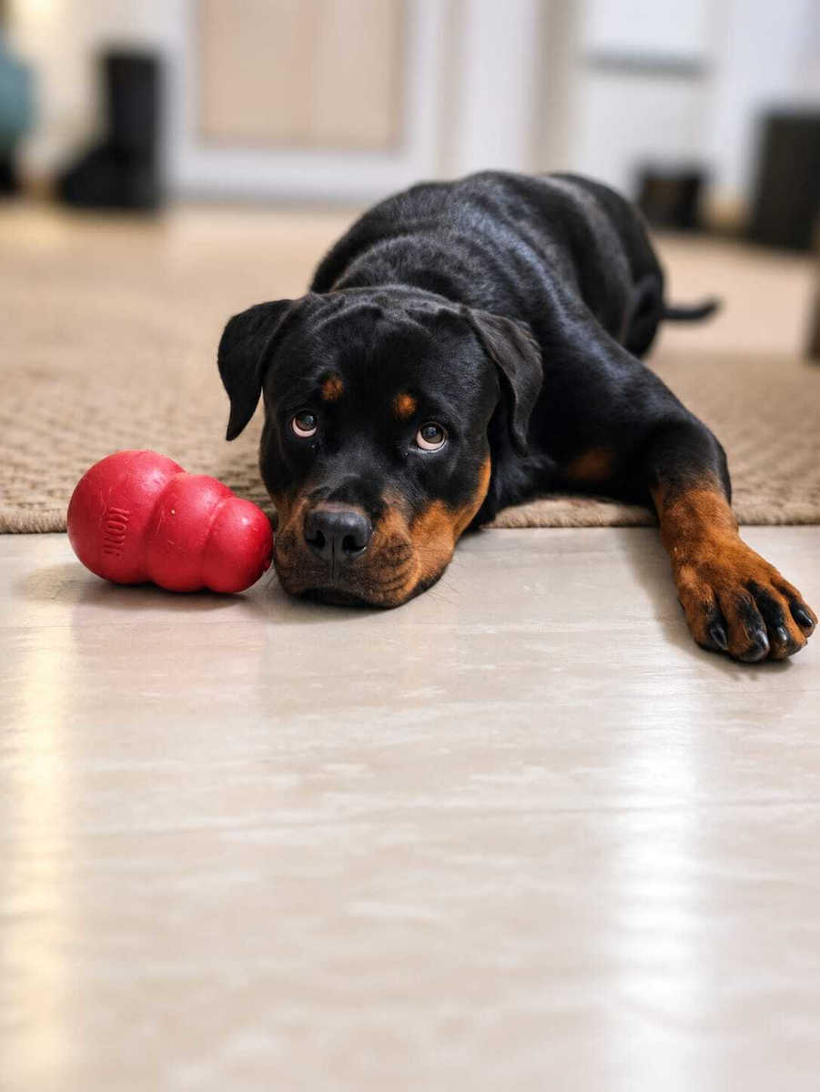 Kong Classic Dog Chewing Toy Rubber Large 10.5cm Red 1 Piece