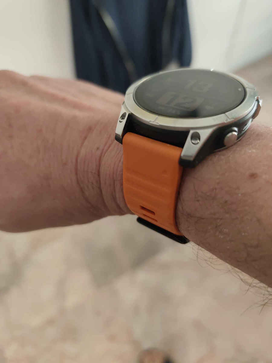 Garmin Quickfit 22 Λουράκι Σιλικόνης Slate Gray Silicone with Black Hardware (Fenix 5 / 5 Plus / 6 / 6 Pro / 7 / 7 Pro / 8 / E (47mm))