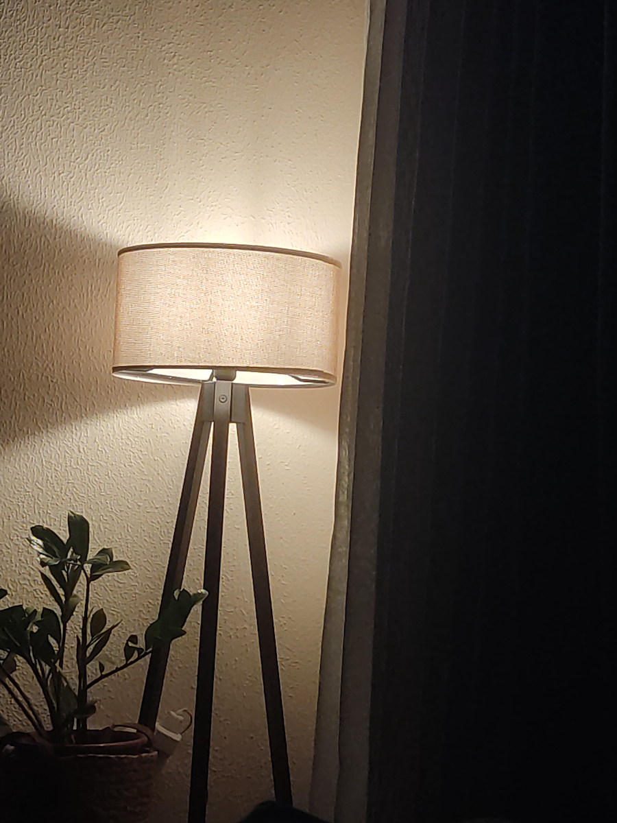 Pakketo PWL-1059 Floor Lamp H140xW38cm. with Socket for Bulb E27 Walnut/Beige