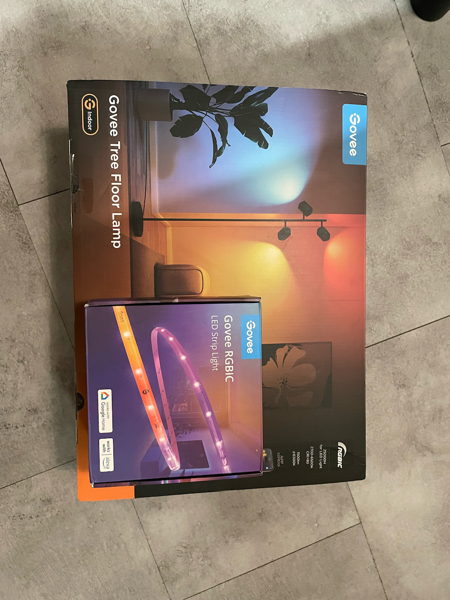 Govee LED Floor Lamp with RGBW Light 1500lm