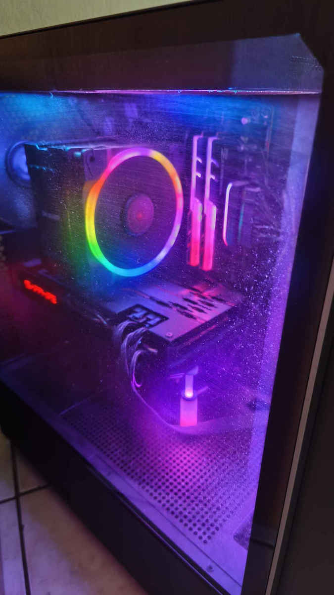 Ceres 300 TG Gaming Midi Tower Computer Case with Side Window and RGB Lighting White
