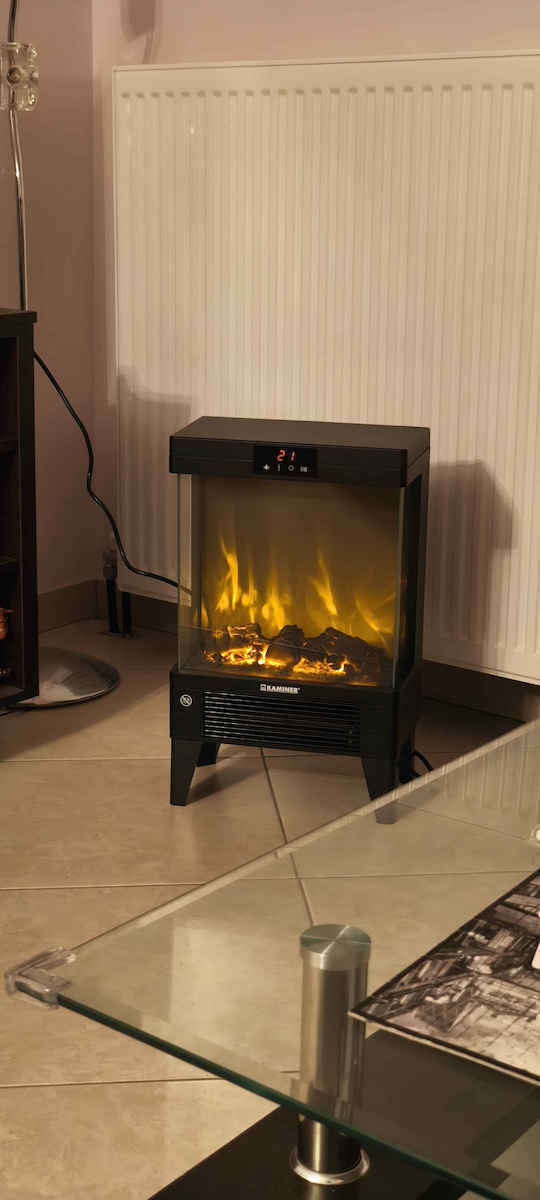 Kaminer Επιδαπέδιο Ηλεκτρικό Τζάκι 2000W 52.5x32cm