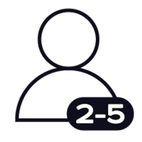 For 2-5 people
