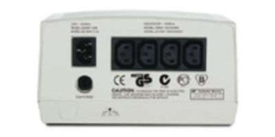 APC LE600I Compact Voltage Regulator 600VA with 4 Sockets Current