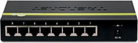 Trendnet TEG-S80G Unmanaged L2 Switch με 8 Θύρες Gigabit (1Gbps) Ethernet