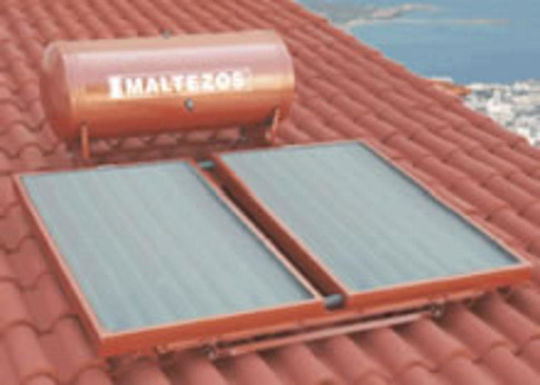 Maltezos MALT NCS Încălzitor solar de apă 200lt Inox Dublă acțiune 2.7 m² Selectiv