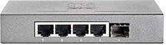 Level One Unmanaged L2 Switch with 4 Gigabit (1Gbps) Ethernet Ports and 1 SFP Port