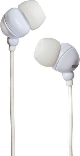 Maxell Ακουστικά Ψείρες In Ear Plugz Λευκά