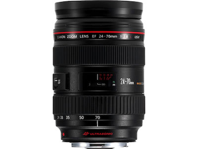 Canon Full Frame Camera Lens 24-70mm f/2.8L USM II Standard Zoom for Canon EF Mount Black