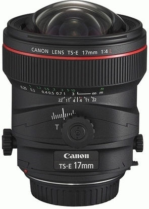 Canon Full Frame Camera Lens TS-E 24mm f/3.5L II Standard / Tilt-Shift for Canon EF Mount Black