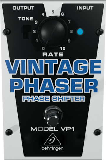 Behringer VP1 Πετάλι Effect Phaser Ηλεκτρικής Κιθάρας και Ηλεκτρικού Μπάσου