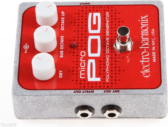 Electro-Harmonix Micro POG Pedală Efectul Octaver Chitară electrică