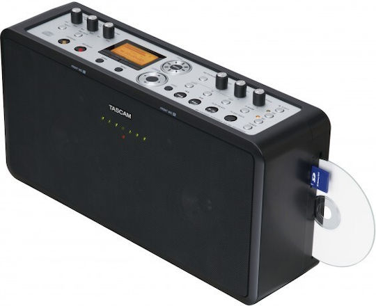 Tascam BB-1000CD Stereo Ψηφιακός Φορητός Εγγραφέας Μπαταρίας/Ρεύματος για Εγγραφή σε Κάρτα Μνήμης/CD με Διάρκεια Εγγραφής 4.5 Ώρες και Phantom Power