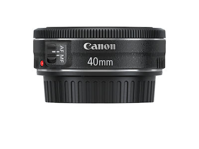 Canon Full Frame Φωτογραφικός Φακός EF 40mm f/2.8 STM Standard / Pancake για Canon EF Mount Black