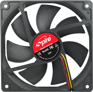 Spire Fan Blower 120 Case Fan (1500rpm / 66cfm) Χωρίς Led Φωτισμό και Σύνδεση 3-Pin