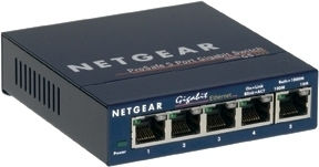 NetGear GS105GE Negestionat L2 Switch cu 5 Porturi Gigabit (1Gbps) Ethernet