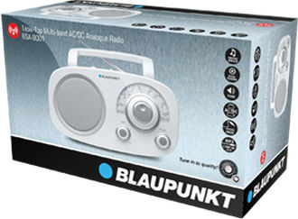 Blaupunkt BSA-8001 Retro Cu alimentare la rețea / baterie cu Bluetooth Alb