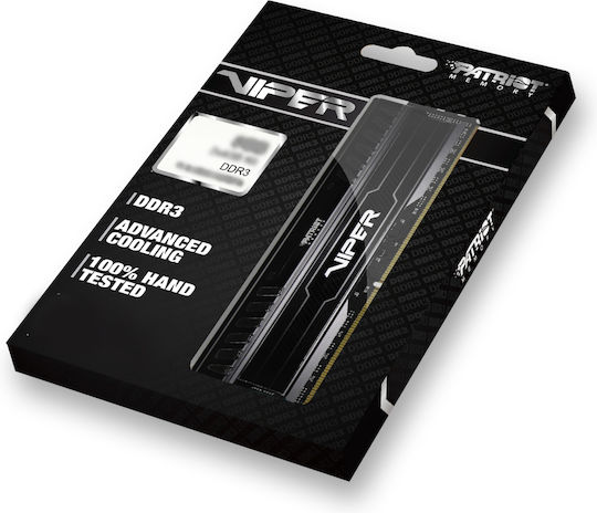 Patriot 8GB DDR3 RAM with 2 Modules (2x4GB) and 1600 Speed for Desktop