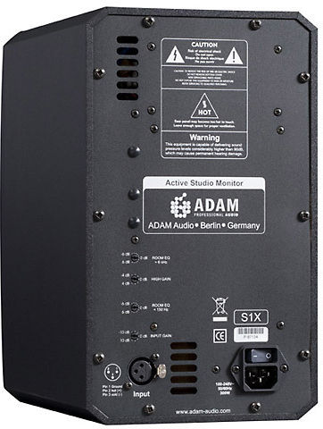 Adam S1X Studio Monitor Speakers 6" 200W Piece Black