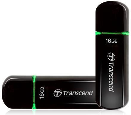 Transcend JetFlash 600 16GB USB 2.0 Stick Μαύρο