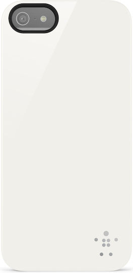 Belkin Back Cover Plastic Alb (iPhone 5/5s/SE)