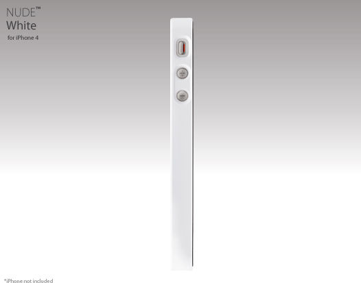 SwitchEasy Nude Umschlag Rückseite Weiß (iPhone 4/4s)
