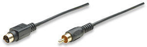 Manhattan Video Cable S-Video male - RCA male 1.8m (391160)