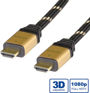 Roline HDMI 1.4 Cable HDMI male - HDMI male 5m Black