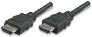 Manhattan HDMI Cable Male - HDMI Male 5m Black