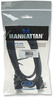 Manhattan HDMI 1.4 High Speed 1080p 120Hz Cable HDMI male - HDMI male 2m Μαύρο