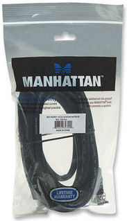 Manhattan HDMI 1.4 High Speed 1080p 120Hz Angle Cable HDMI male - HDMI male 3m Μαύρο